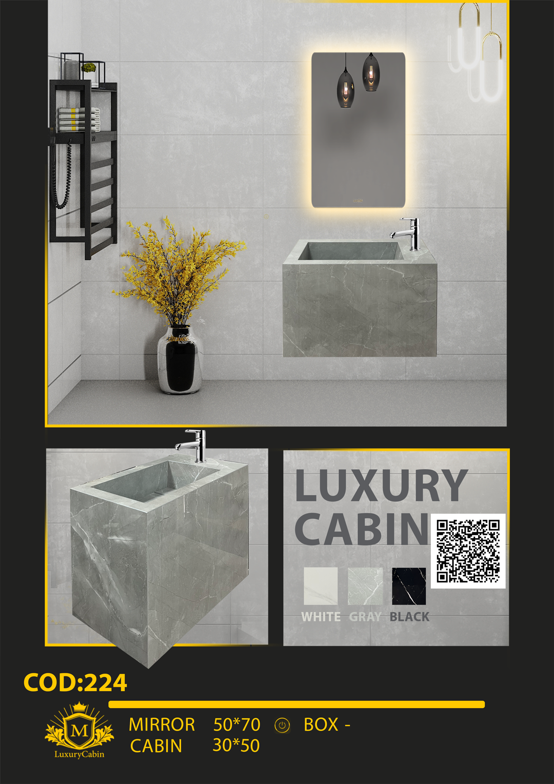 روشویی پرسلان - 224