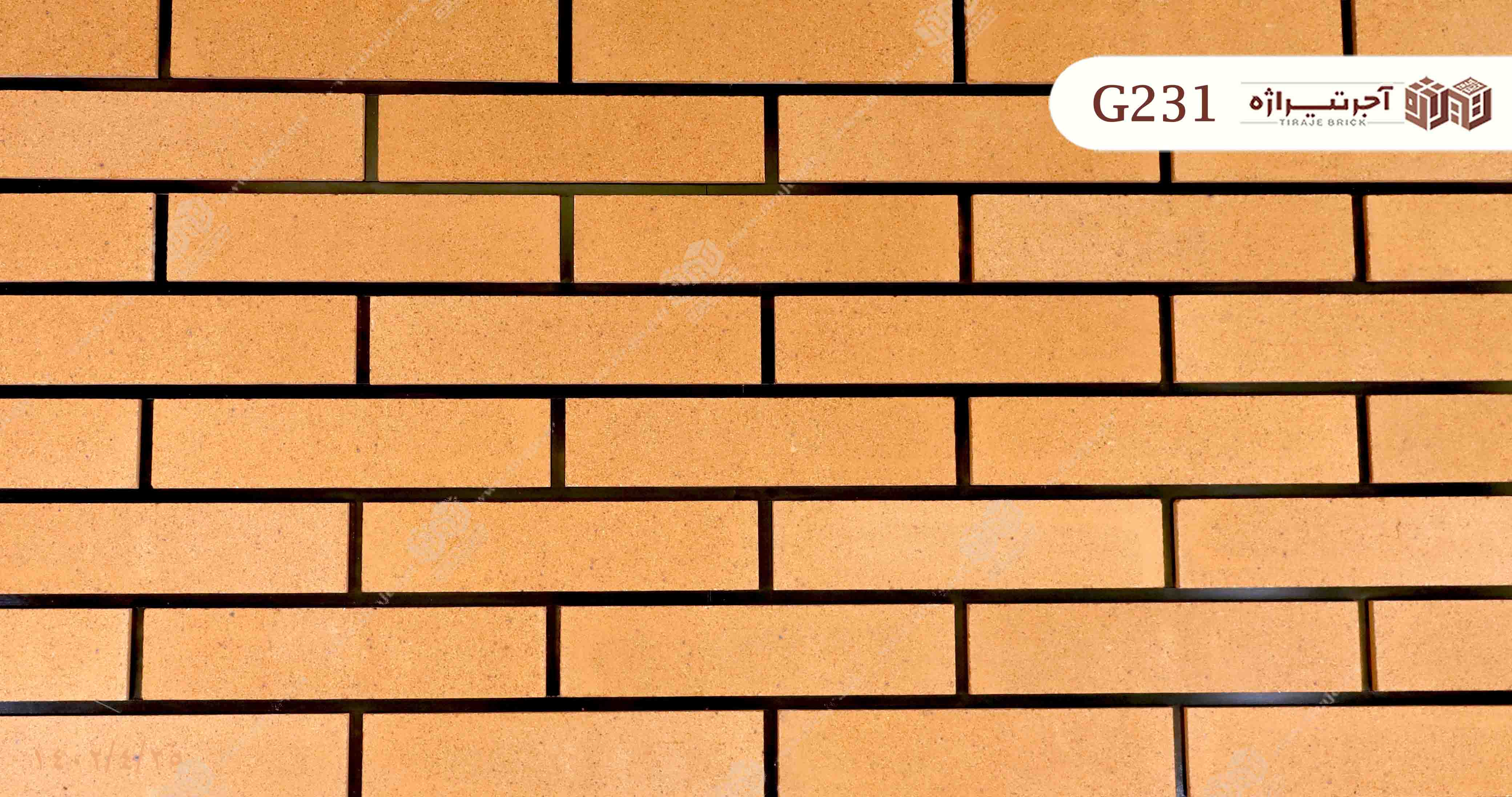 آجر نسوز شاموتی گرانیتی G231