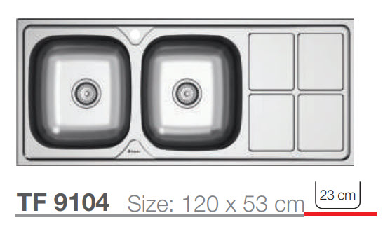 سینک تابان مدل TF 9104